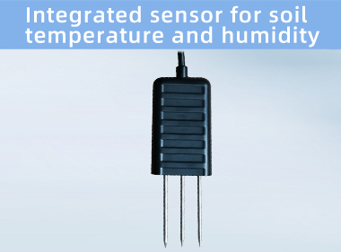 Integrated sensor for soil temperature